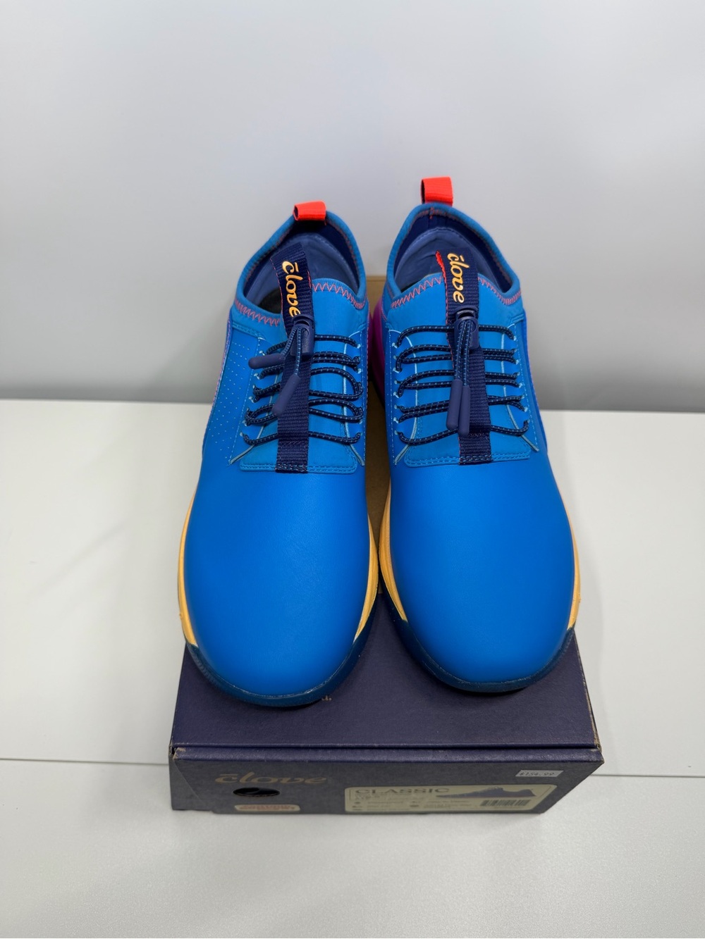 NWT Clove Classic Waterproof Non-Slip Shoes Blue Violet Orange Women’s 8.5